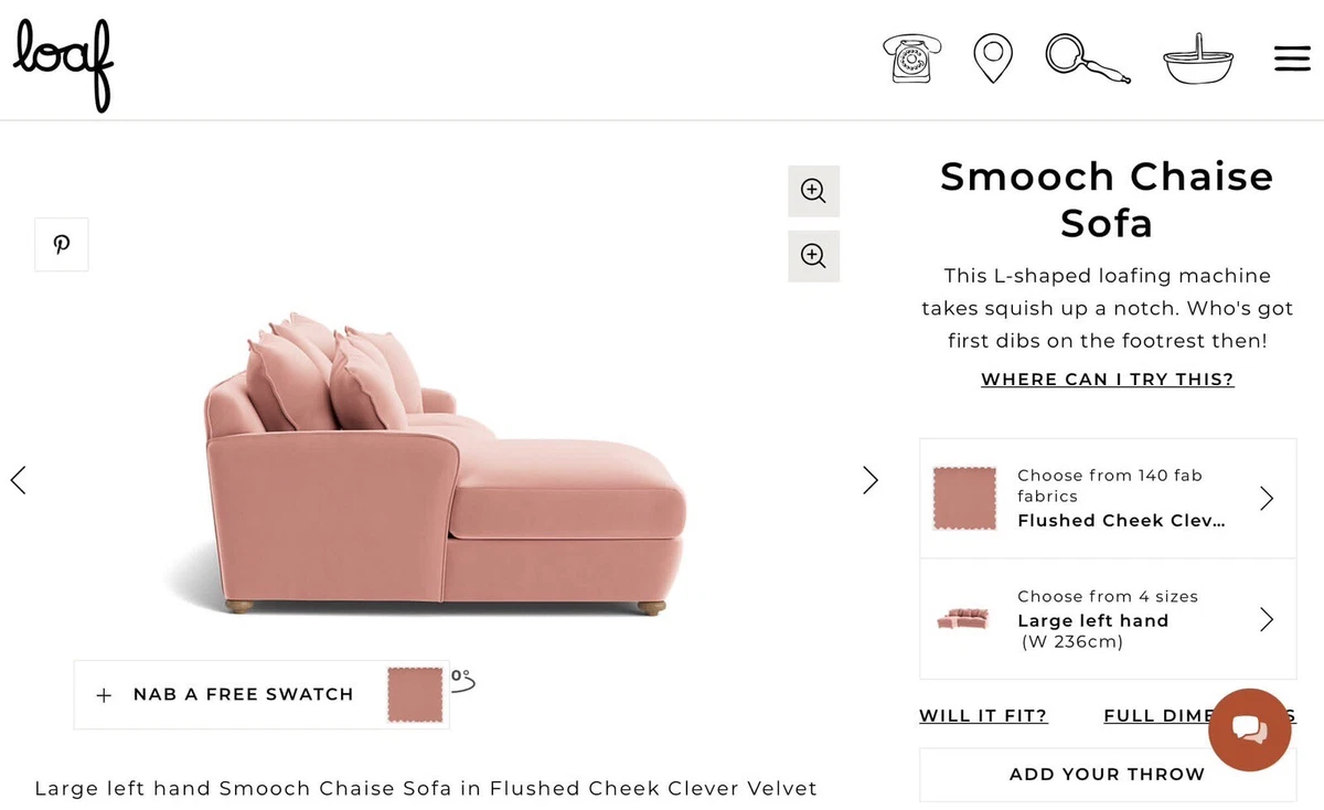 Chaise longue sale loaf