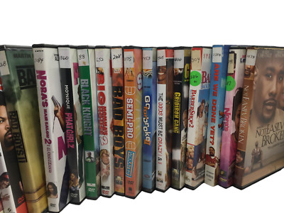 Lot of 18 Comedy Movies DVD - Specific Titles Listed, Ice cube, Martin, Mo'nique