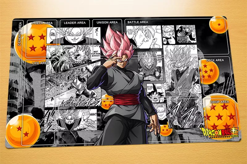 Dragon Ball Super Anime Playmat Son Goku TCG CCG Yugioh Trading