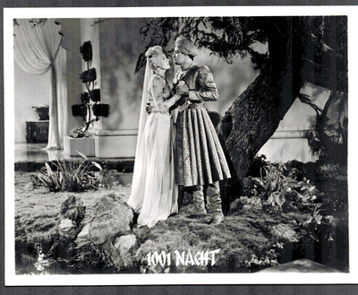 1001 NACHT Cornel Wilde, Evelyn Keyes AUSHANGFOTO #E German L C 1001 Nights ´50
