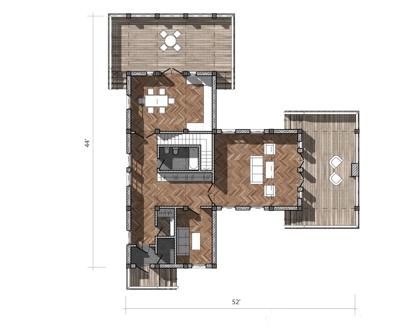 PREFAB TIMBER FRAME KIT ENGINEERED WOOD HOUSE DIY BUILDING CABIN HOME GLULAM GLT - Image 4