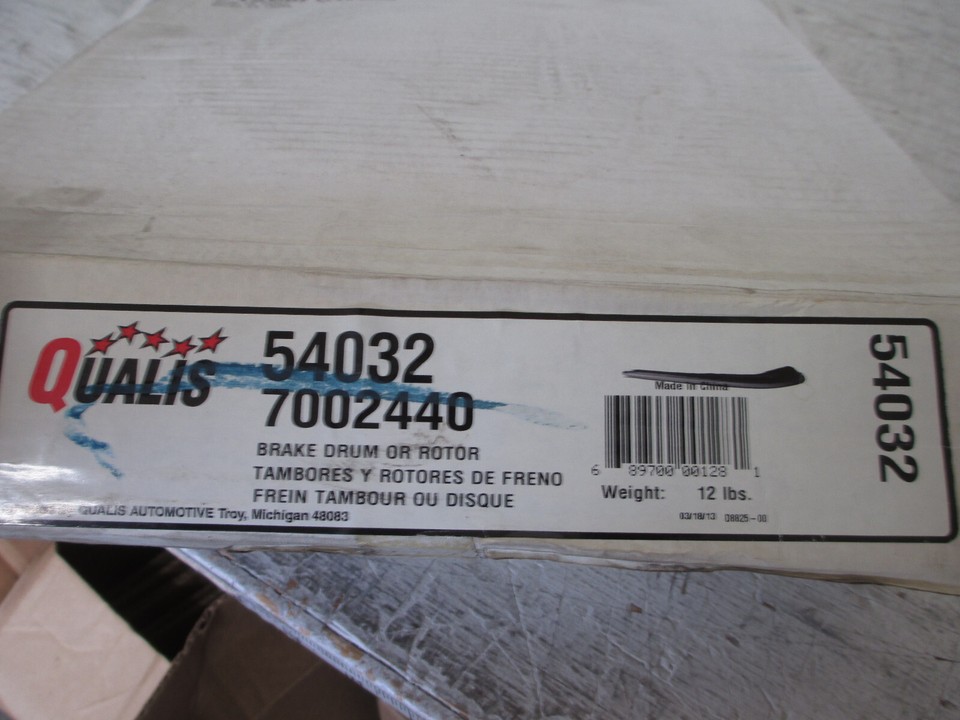 Qualis Brake Drum Rotor 54032 | eBay