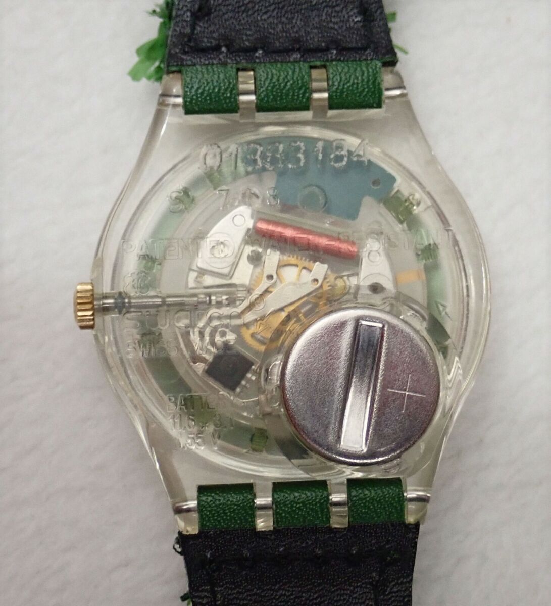 1997 - Vintage Swatch Swiss Watch - Swatch Club GARDEN TURF 1997 - Vintage Swatch Swiss Watch - Swatch Club GARDEN TURF
