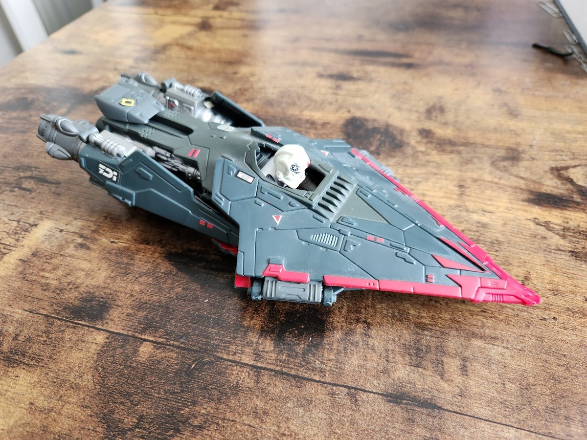 1996 Hasbro Star Wars Imperial Fighter Ship w/ Pop Up Pilot