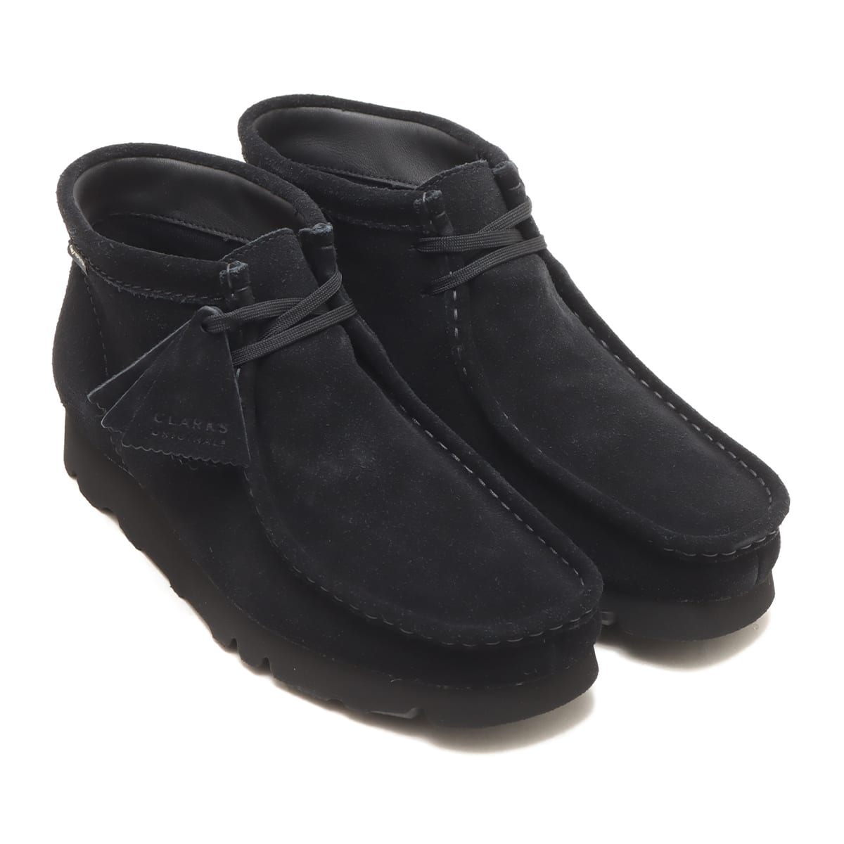 Clarks Wallabee Boot GORE-TEX Black Suede 26173318 UK 4-13 | eBay
