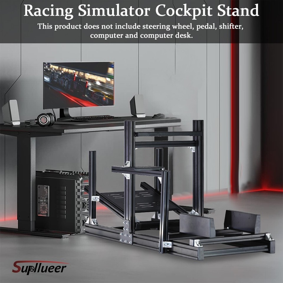 Supllueer GT/F1 Racing Sim Cockpit 8040 Aluminium Racing Frame For ...