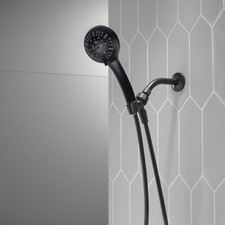 High Pressure 8-mode Handheld Shower Head with 5 ft Stainless Steel Hose