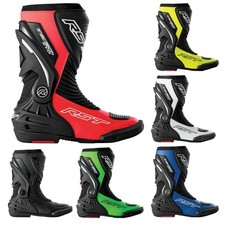 RST Tractech Evo D3O Mens Motorcycle Boots Track Race Sports Motorbike Black