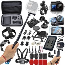 Accessories Kit for DJI OSMO Action 6 Large Carrying Waterproof Case Handlebar