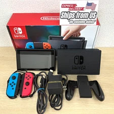 Nintendo Switch Console HAC-001, HAC-001(-01) Accessories Ship from US V1 V2