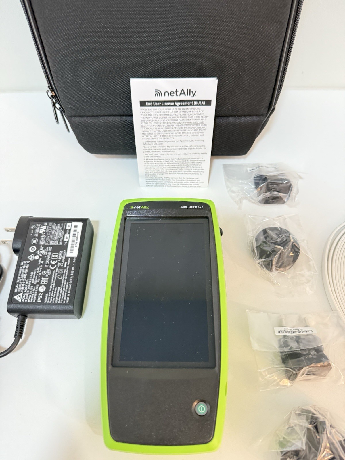 NETSCOUT AIRCHECK G2 KIT W/ ACCESSORIES (TESTED) FREE SHIPPING
