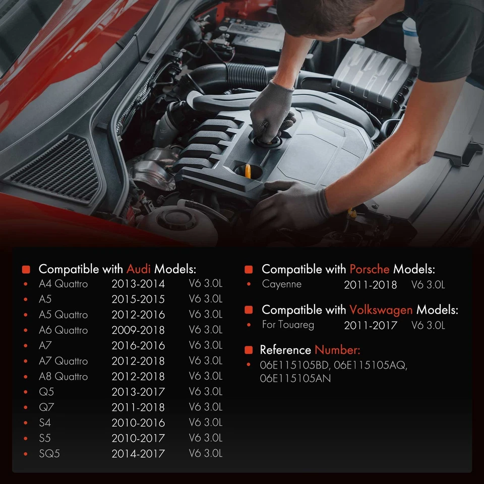 Engine Oil Pump for Audi Q5 2013-2017 Q7 2011-2018 A5 A7 Porsche Cayenne V6 3.0L - Image 2 of 4