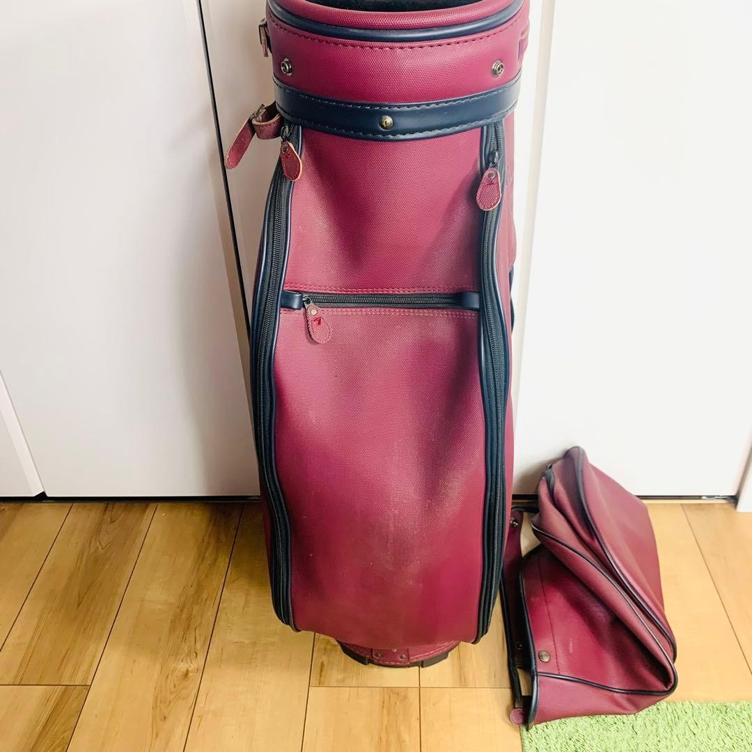 maruman × Guinness collaboration retro red cart bag golf bag rare