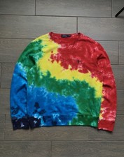 Polo Ralph Lauren Tie Dye Crew Neck Sweatshirt Pullover Men's Size M