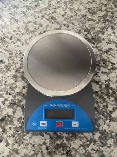 AvaWeigh 334PCR10 Digital Portion Scale 10 lb / 5 kg English Metric