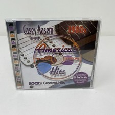 Casey Kasem Presents America's Top Ten Hits 1980's Rock CD - VG - FREE SHIPPING!
