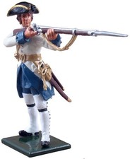 47044 - Compagnies franches de la Marine Standing Firing - Redcoats - W. Britain