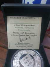 Brian Boru Silber geschichtete Gedenkmedaille...