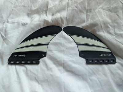 NVS HP Twin Futures Fiberglass G10 NEW surfboard fins single tab
