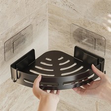 Bathroom Shower Shelf Adhesive Storage Rack No Drill Shampoo Holder Caddy