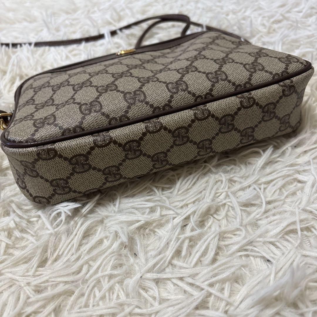 Gucci GG Pochette Shoulder Bag Beige PVC Authentic thumbnail 4