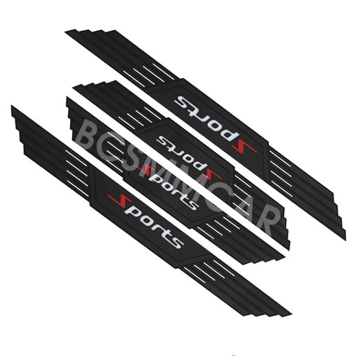 Car Threshold Strip Front Rear Door Plate Sill Scuff Cover Protector Stickers
