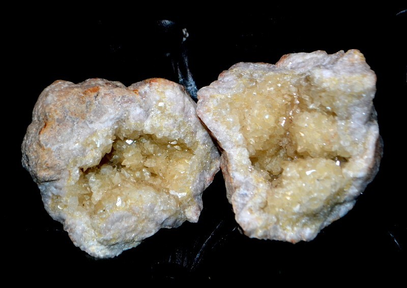 Gran Geoda Calcita Dorada de la Patagonia Argentina * Pieza de Coleccionista * Rara