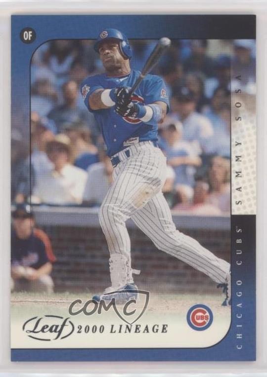 2002 Leaf Lineage Sammy Sosa #60 00em