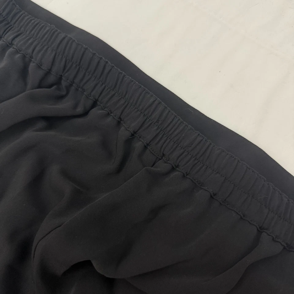 Pantalones rectos altos MADEWELL TXXL verdaderos negros crepé trabajo oficina nuevos con etiquetas B42 Foto 3 de 4