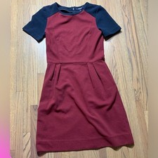 Madewell colorblock gallerist ponte dress