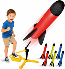 Rocket Launcher for Kids - Outdoor Toys for Kids Ages 4-8 Years - 3 4 5 6 7 Year