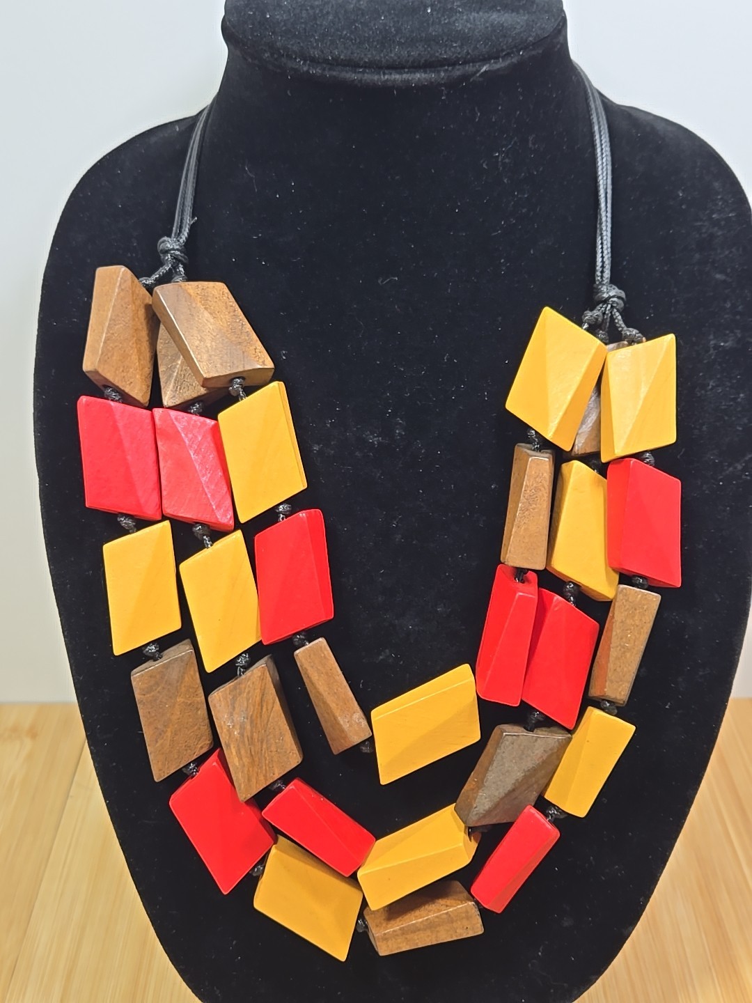 Coiris Boho Multicolor Beaded Statement Multi-str… - image 8