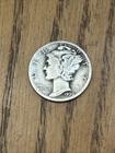 1930-s Mercury Dime.  Better Grade. Silver