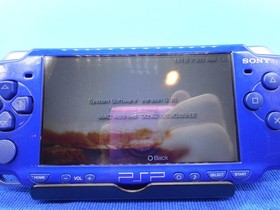 Sony PSP 2001 Metallic Blue Handheld System - Tested and Works