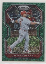 2021 Panini Prizm Green Donut Circle Prizm Albert Pujols #21 5w7