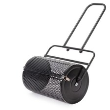 24 Compost Spreader Peat Moss Spreader Roller Lawn Spreader Us Seller