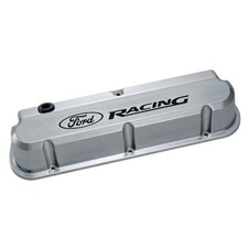 Ford Racing 302-138 Polished Aluminum Slant Edge Valve Covers