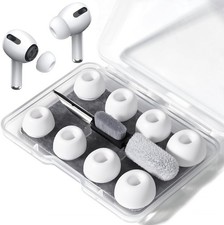 4 Pairs Replacement Ear Tips for AirPods Pro with Storage Box  Cleaning Pen