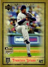 2006 Upper Deck Artifacts #49 Francisco Liriano Rookie Card (RC).. rookie card picture