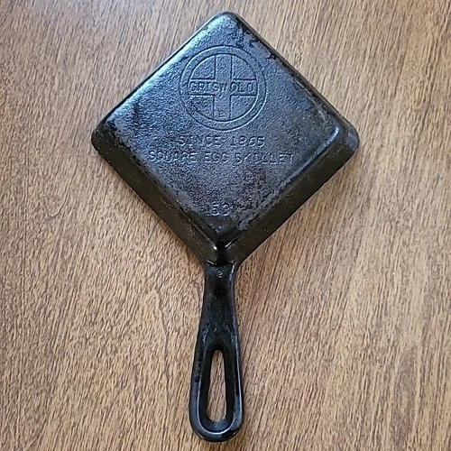 Vintage Griswold #53 Cast Iron Square Egg Skillet SInce 1865