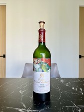Chateau Mouton Rothschild Pauillac 2015 bottiglia di vino rosso bordeaux vuota con tappo