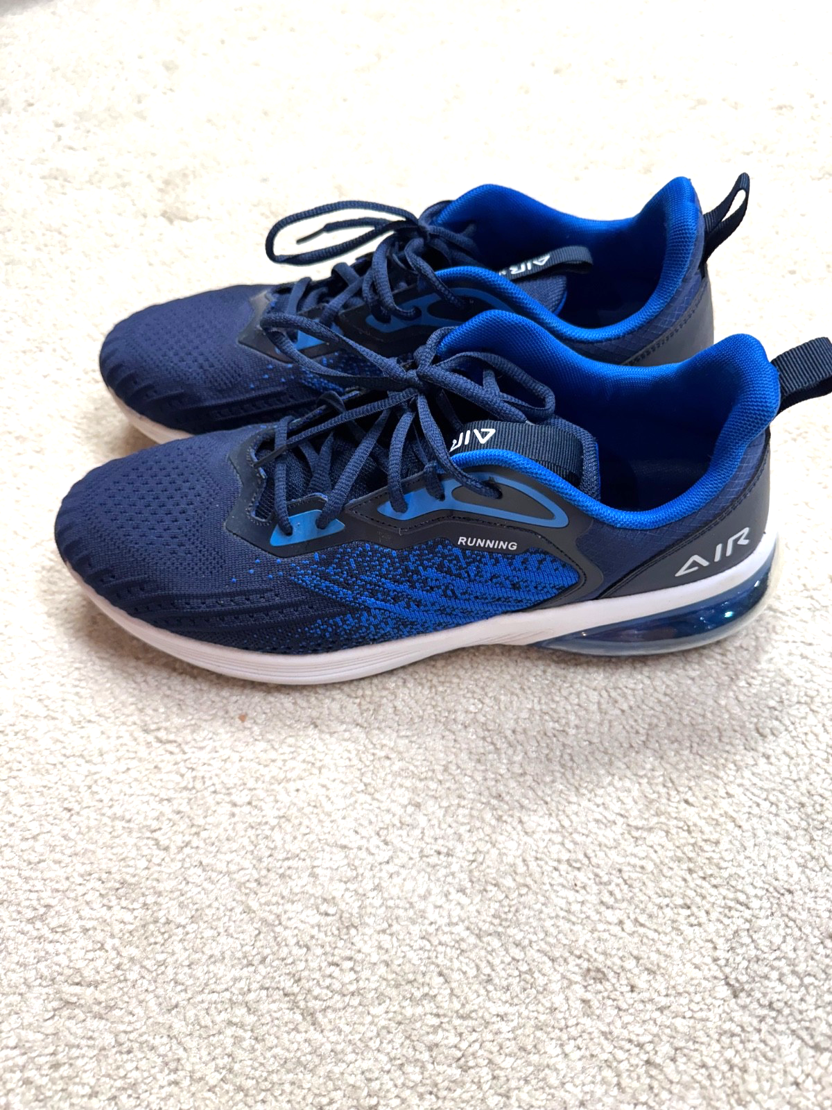 SAOLA Scarpe da corsa uomo suola ad aria ammortizzata sneakers blu navy taglia 11 5