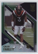 2021 Panini Donruss Elite Rookies Green Caleb Farley #144 0r5k