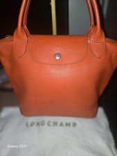 Longchamp Le Pliage Cuir Small Leather Top Handle Tote