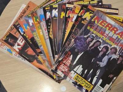 Bundle Of 15 Vintage Kerrang Music Magazines