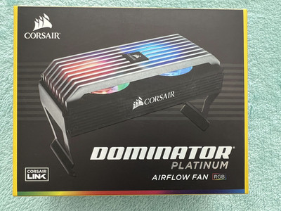 CORSAIR Dominator Platinum Airflow Fan RGB - RAM Kühler / Lüfter - 1a OVP