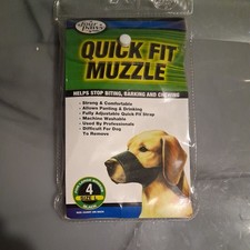 New- Four Paws, Quick Fit Dog Muzzle, Size 4 L 