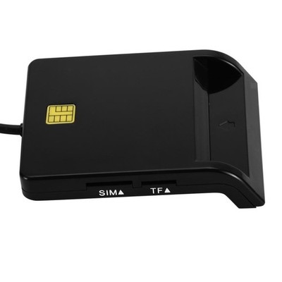 USB 2.0 Smart Card Reader CAC ID Bankkarte Sim Card Cloner Connector