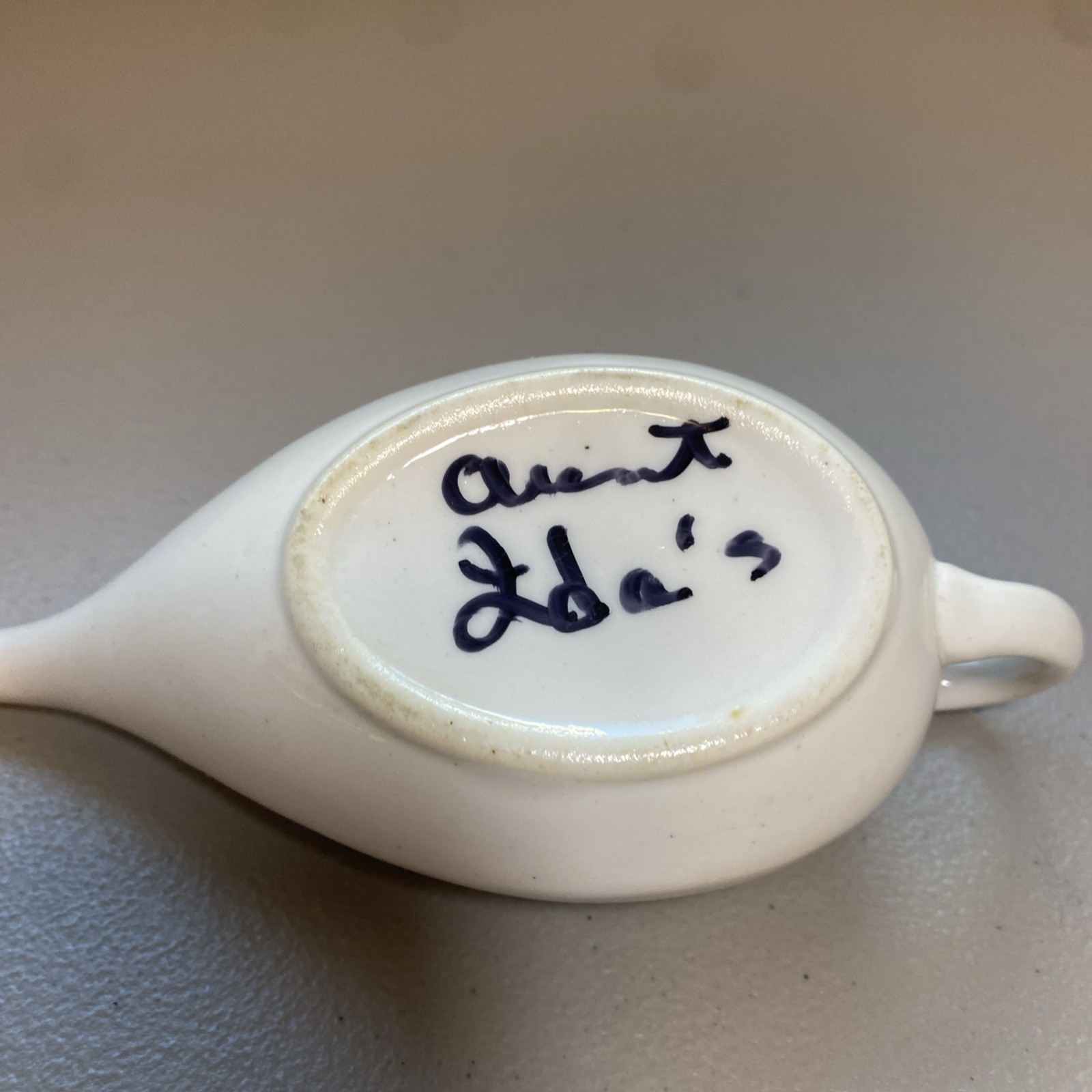 Vintage Antique Medical White Porcelain INVALID FEEDER / Hospital Infant Feeder