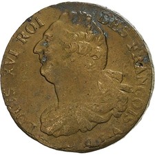 [#1049612] France, Constitution, 2 Sols, 2 sols françois, 1791 / AN 3, Paris, Br